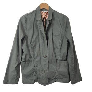 Cabi Green Army Button Women's Blazer L